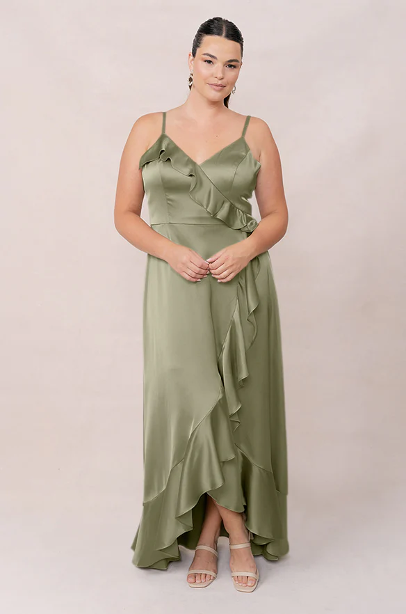 Paloma Satin Dress | Made To Order - Image 111