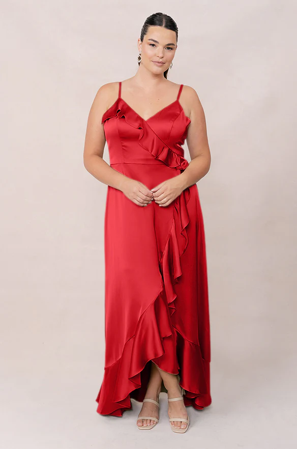 Paloma Satin Dress | Made To Order - Image 119