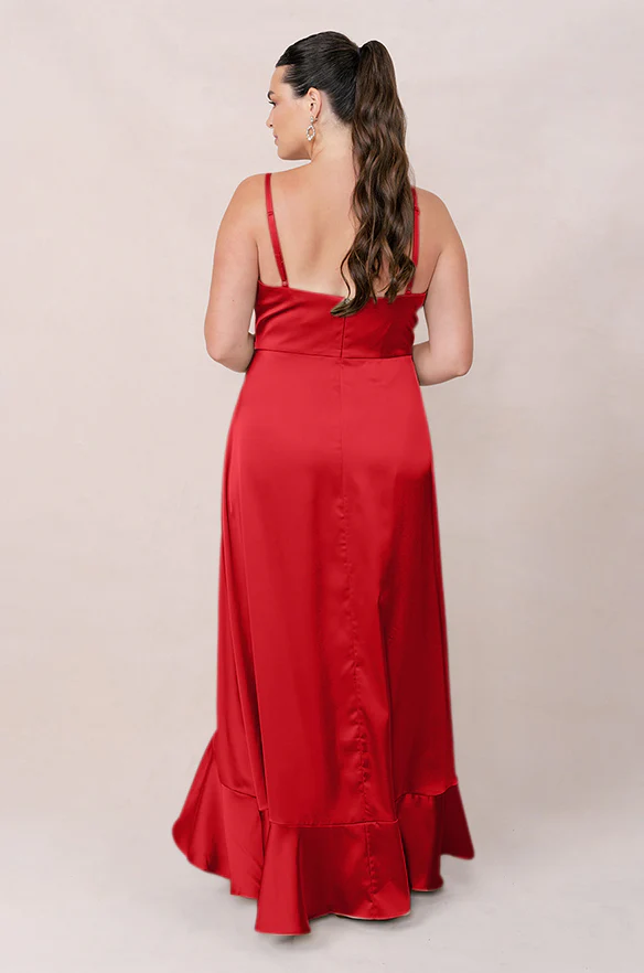 Paloma Satin Dress | Made To Order - Image 120