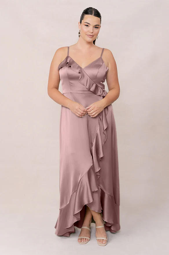 Paloma Satin Dress | Made To Order - Image 123