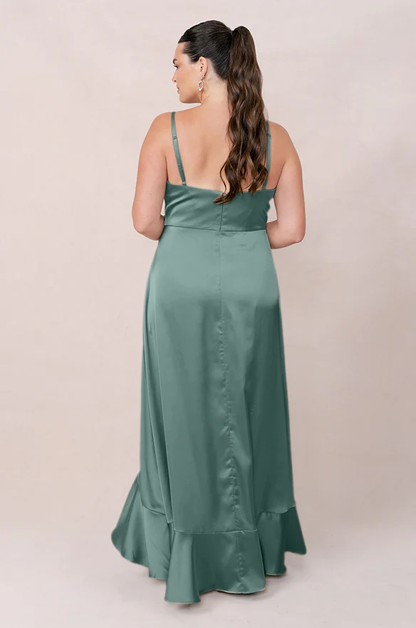 Paloma Satin Dress | Made To Order - Image 126