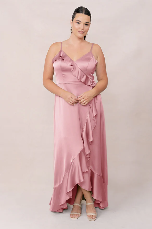 Paloma Satin Dress | Made To Order - Image 127