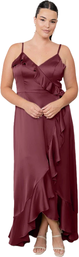 Paloma Satin Dress | Made To Order - Image 13