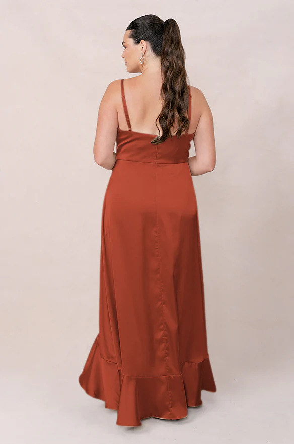 Paloma Satin Dress | Made To Order - Image 130