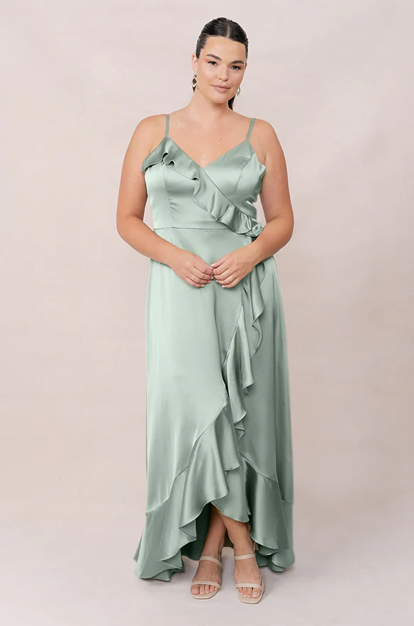Paloma Satin Dress | Made To Order - Image 131