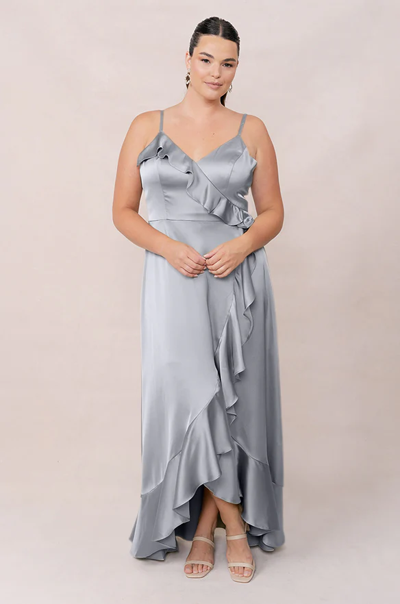 Paloma Satin Dress | Made To Order - Image 133