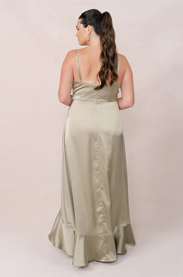 Paloma Satin Dress | Made To Order - Image 136