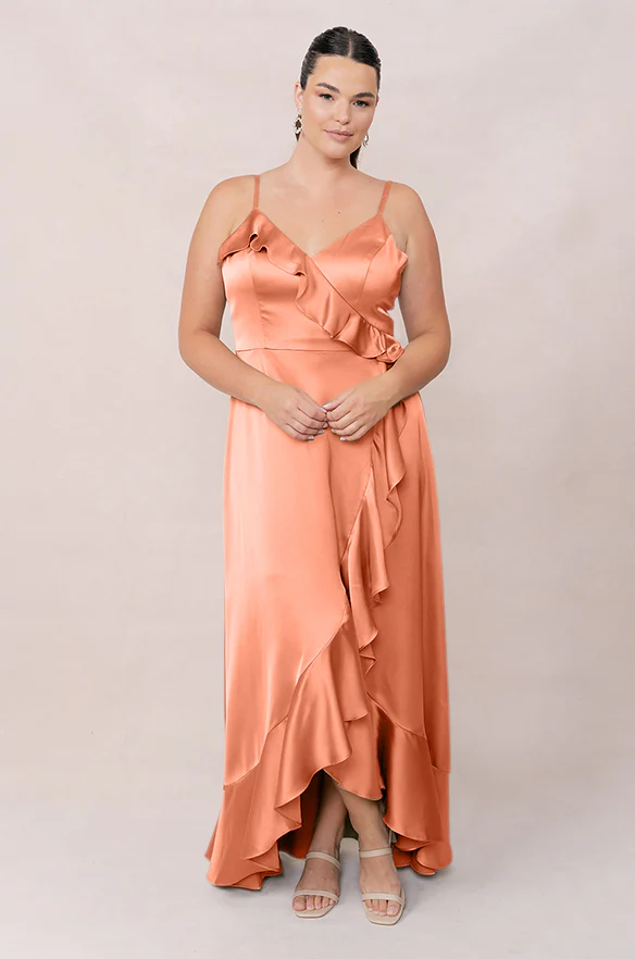 Paloma Satin Dress | Made To Order - Image 141