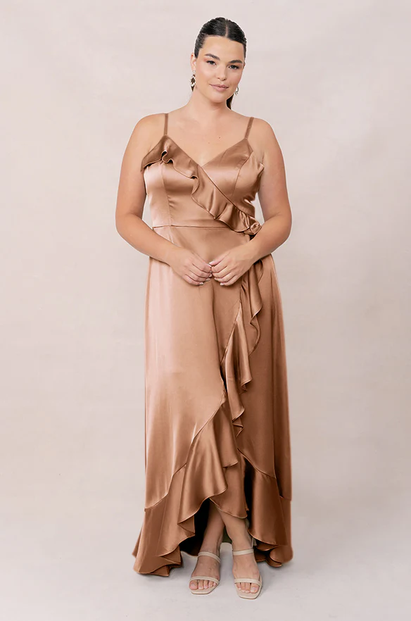 Paloma Satin Dress | Made To Order - Image 147