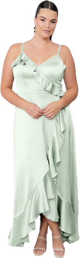 Paloma Satin Dress | Made To Order - Image 153