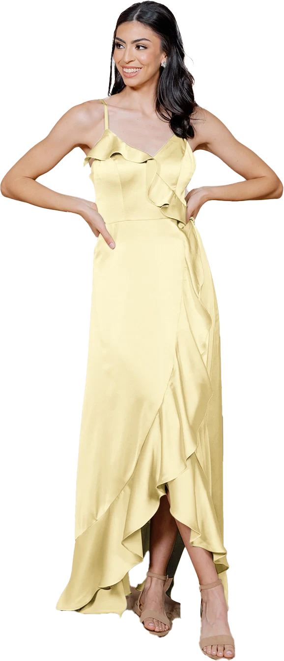 Paloma Satin Dress | Made To Order - Image 156