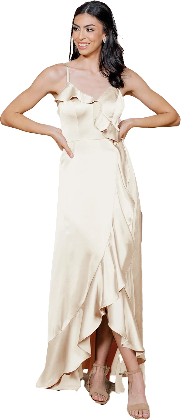Paloma Satin Dress | Made To Order - Image 157