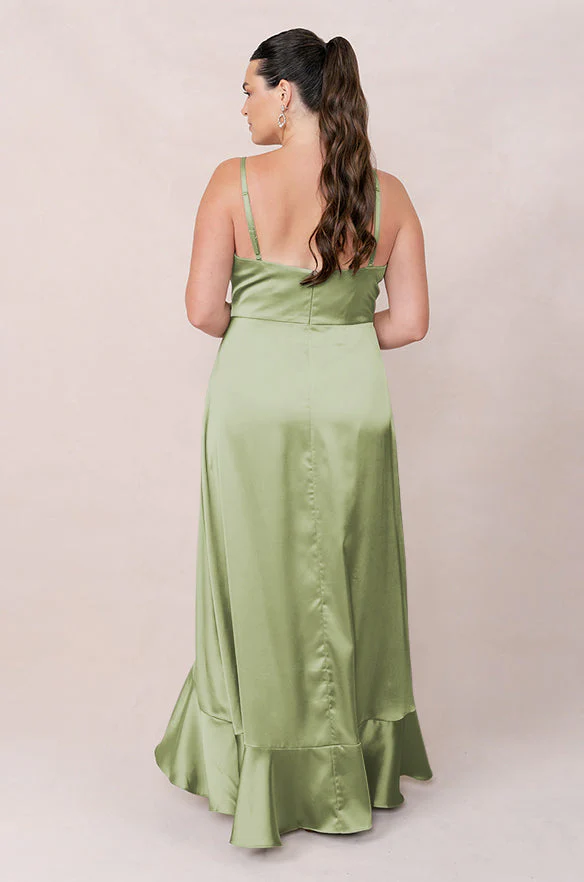Paloma Satin Dress | Made To Order - Image 159