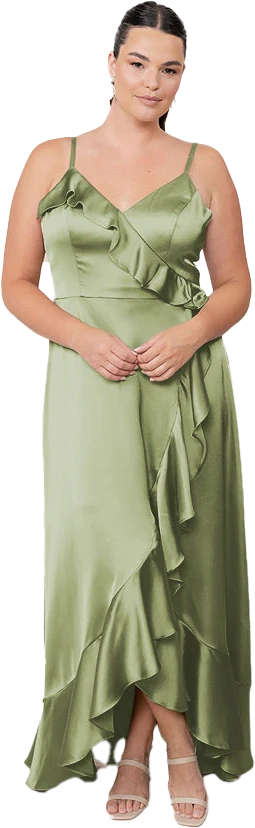 Paloma Satin Dress | Made To Order - Image 164