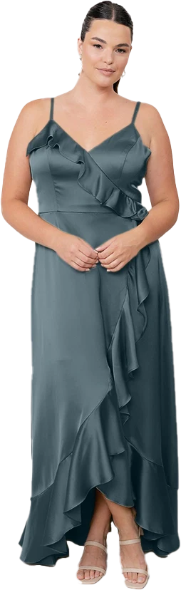 Paloma Satin Dress | Made To Order - Image 22