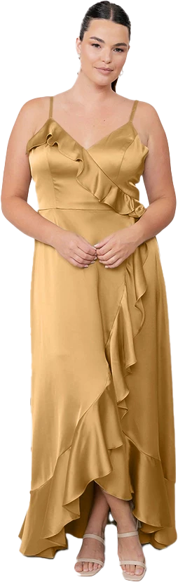 Paloma Satin Dress | Made To Order - Image 25