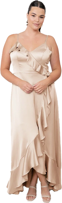 Paloma Satin Dress | Made To Order - Image 26