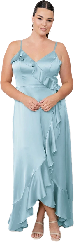 Paloma Satin Dress | Made To Order - Image 30