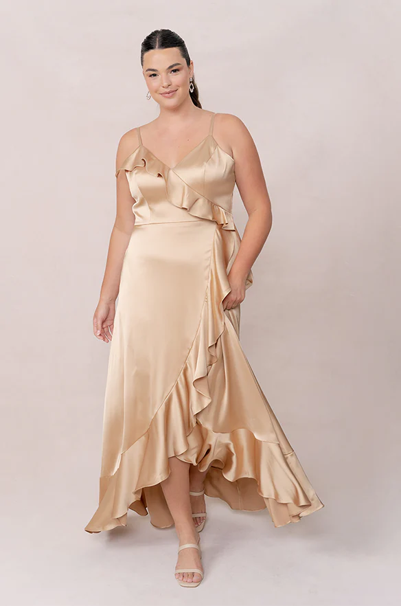 Paloma Satin Dress | Made To Order - Image 4