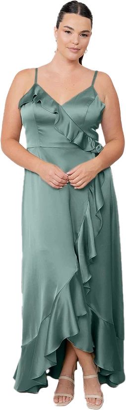 Paloma Satin Dress | Made To Order - Image 43