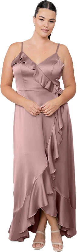 Paloma Satin Dress | Made To Order - Image 44