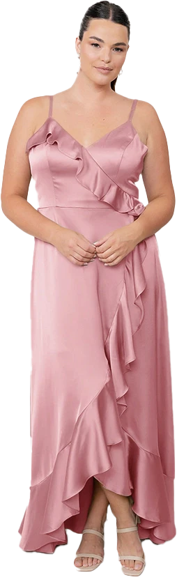 Paloma Satin Dress | Made To Order - Image 45