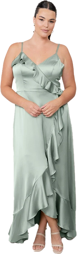 Paloma Satin Dress | Made To Order - Image 47