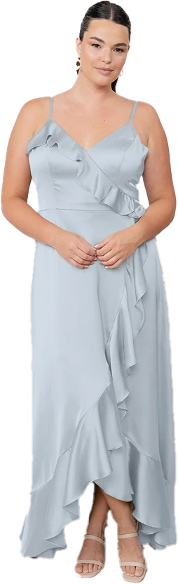 Paloma Satin Dress | Made To Order - Image 49