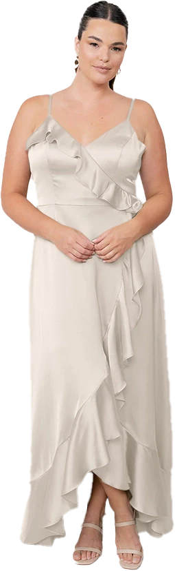 Paloma Satin Dress | Made To Order - Image 50