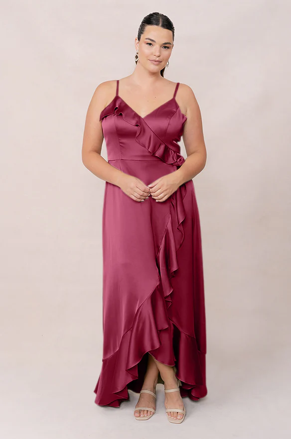 Paloma Satin Dress | Made To Order - Image 57