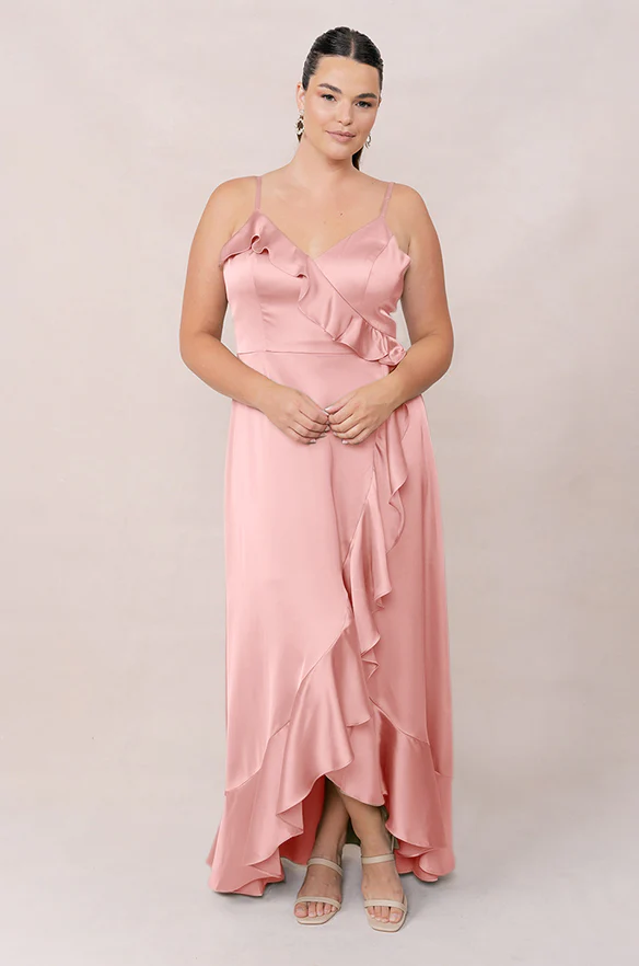 Paloma Satin Dress | Made To Order - Image 63