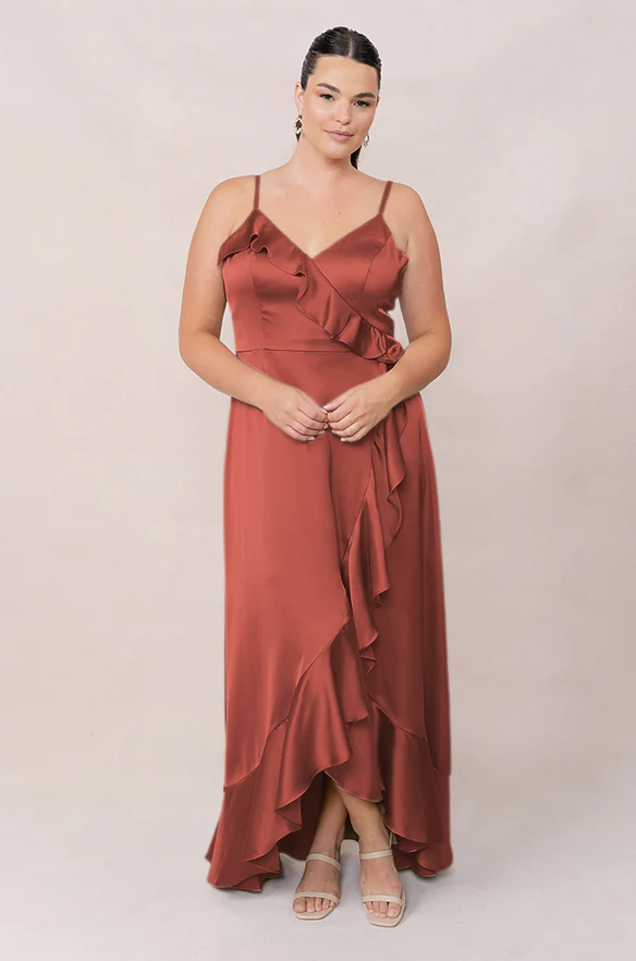 Paloma Satin Dress | Made To Order - Image 67