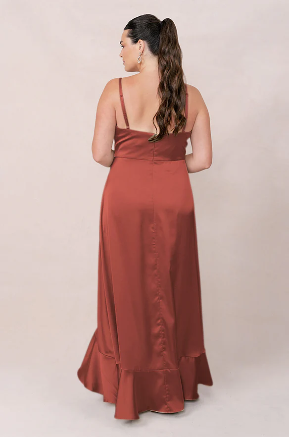 Paloma Satin Dress | Made To Order - Image 68