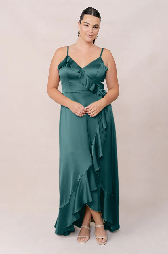 Paloma Satin Dress | Made To Order - Image 69