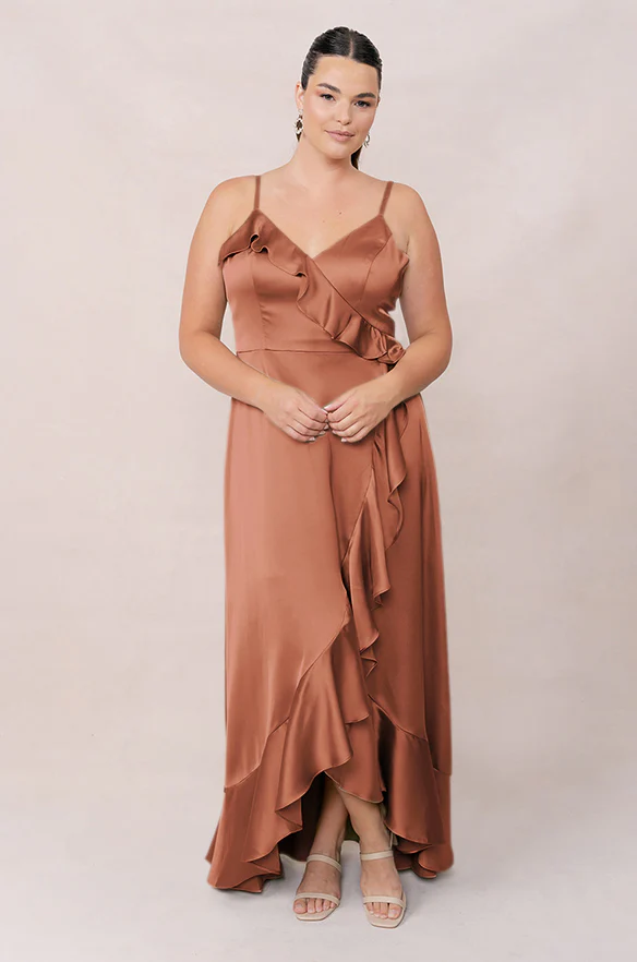 Paloma Satin Dress | Made To Order - Image 71