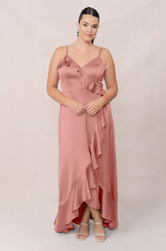 Paloma Satin Dress | Made To Order - Image 75