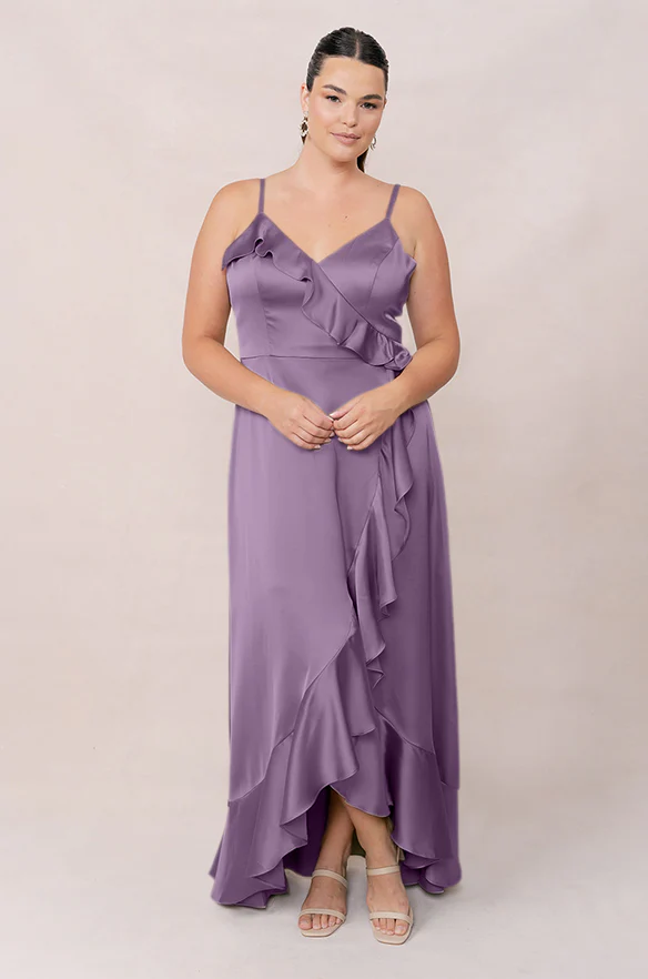 Paloma Satin Dress | Made To Order - Image 77