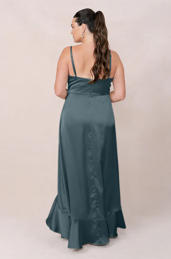 Paloma Satin Dress | Made To Order - Image 84