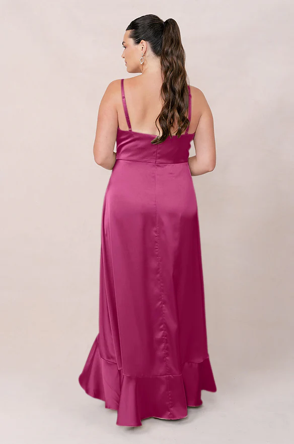 Paloma Satin Dress | Made To Order - Image 88