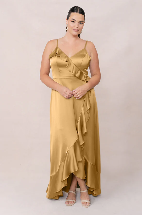 Paloma Satin Dress | Made To Order - Image 89