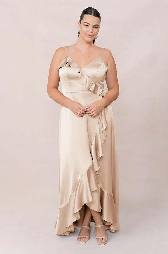 Paloma Satin Dress | Made To Order - Image 91