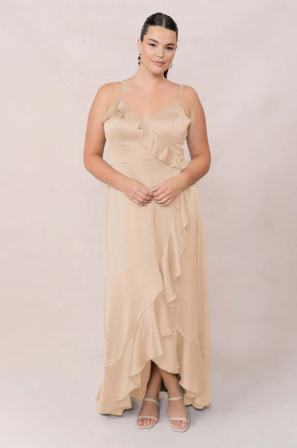 Paloma Satin Dress | Made To Order - Image 93