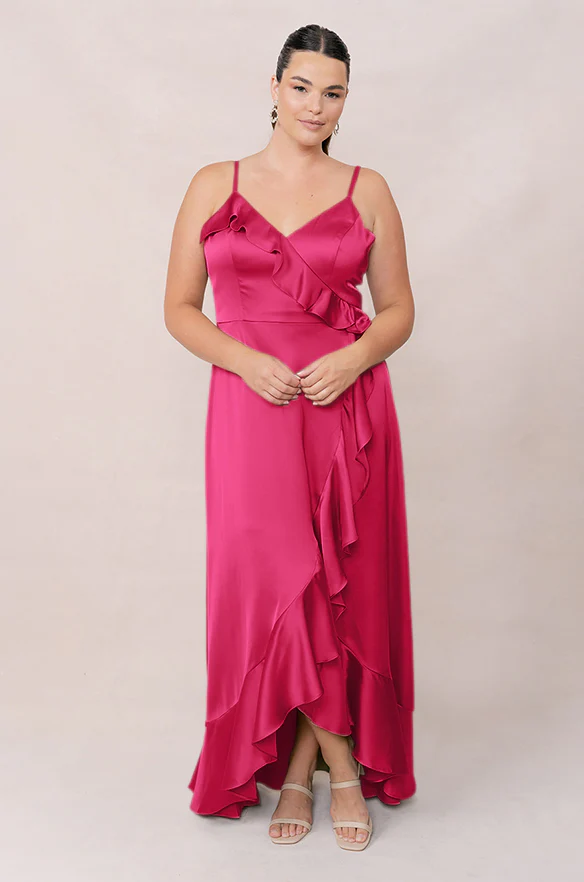 Paloma Satin Dress | Made To Order - Image 95