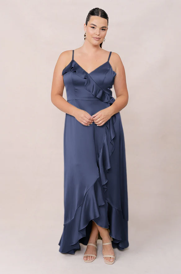 Paloma Satin Dress | Made To Order - Image 97