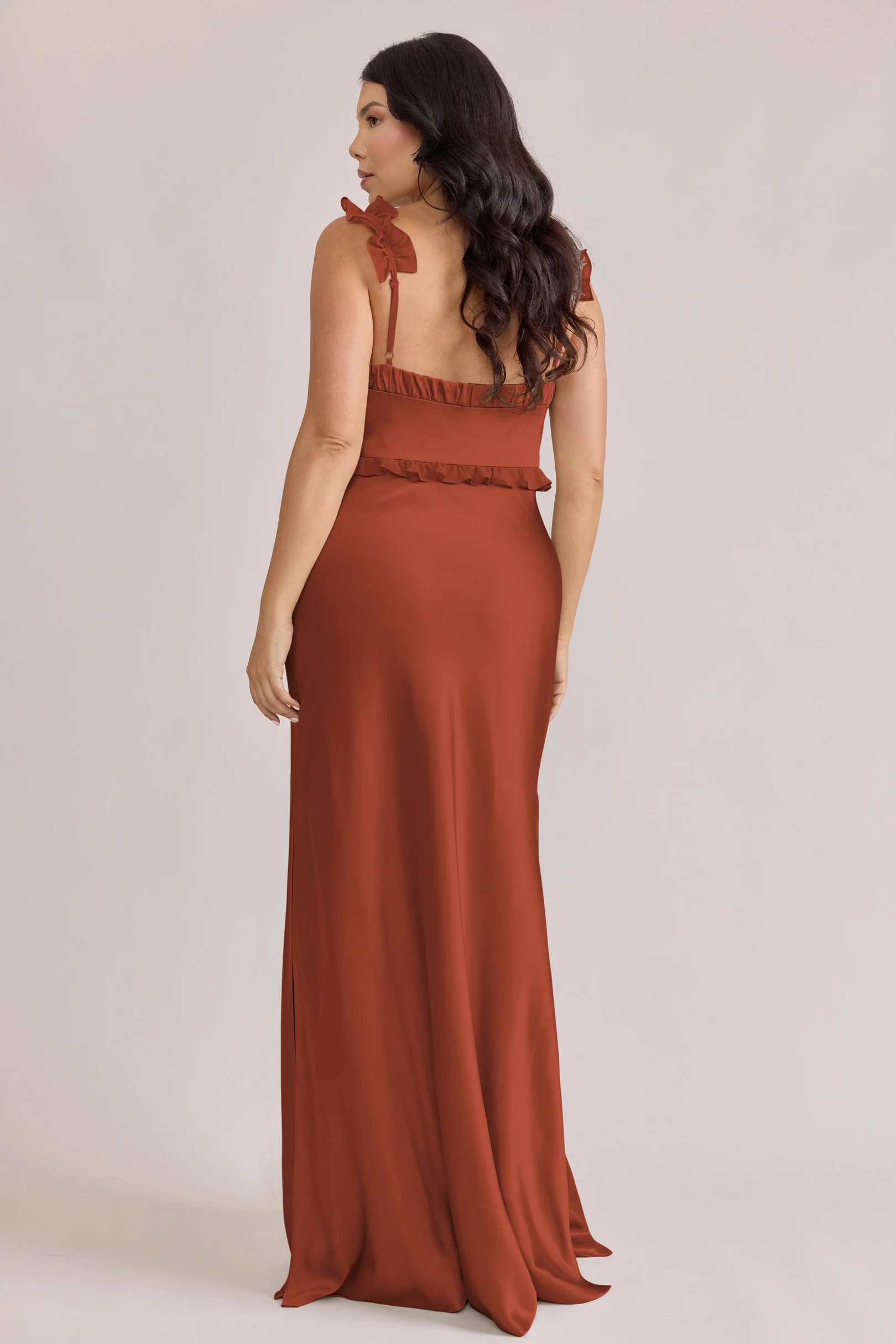 Romy Satin + Chiffon Dress | Made To Order - Image 17