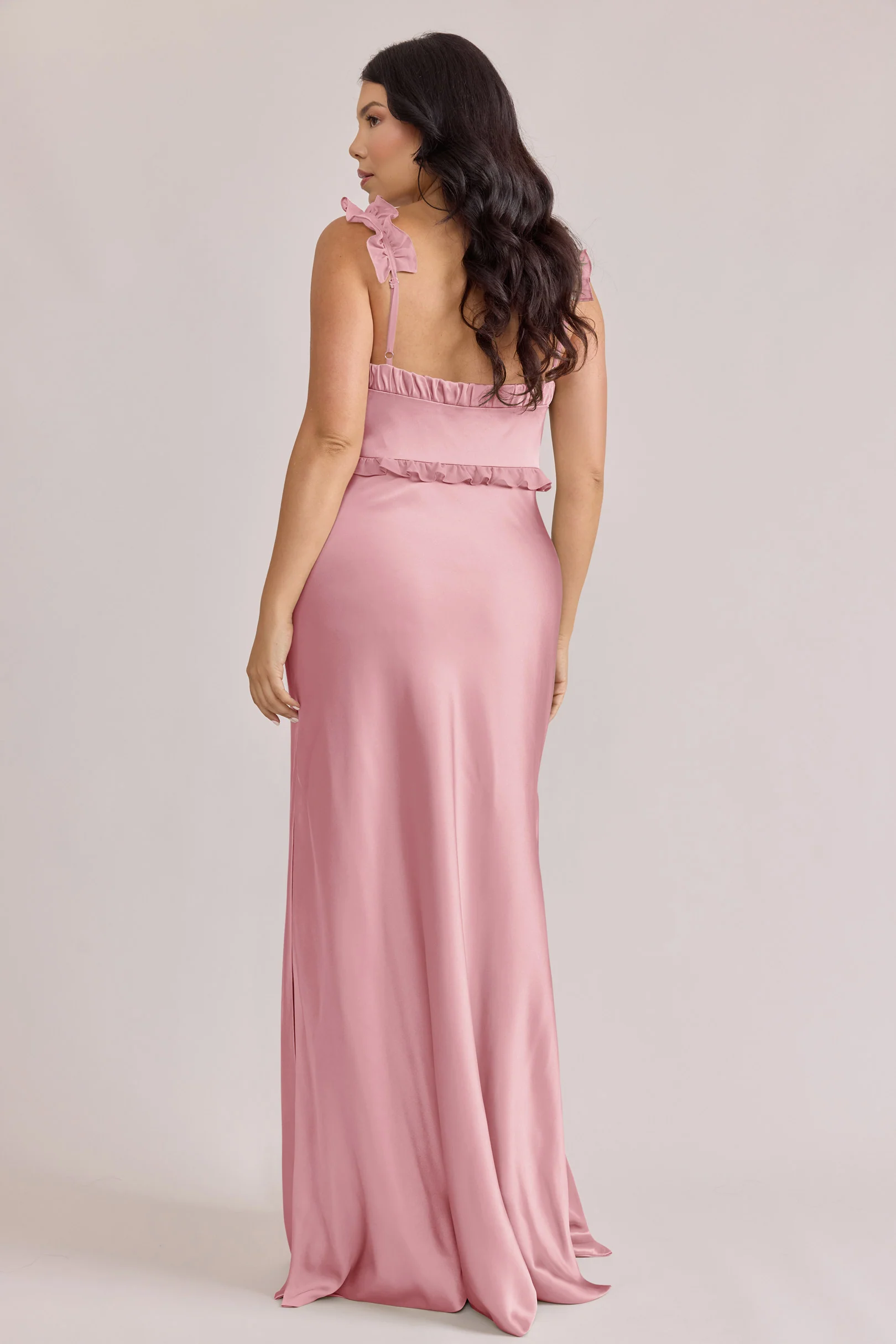 Romy Satin + Chiffon Dress | Made To Order - Image 19