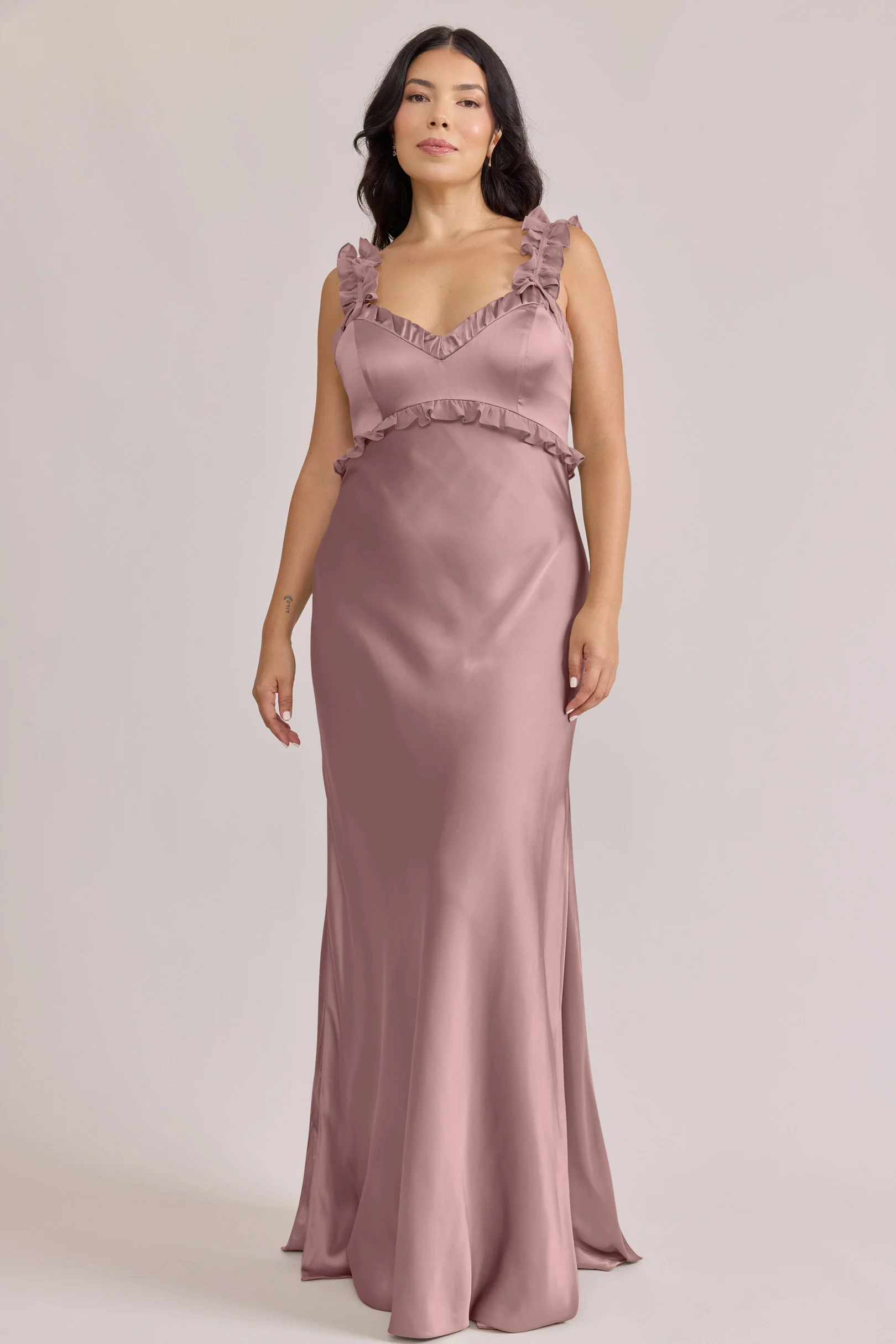 Romy Satin + Chiffon Dress | Made To Order - Image 22