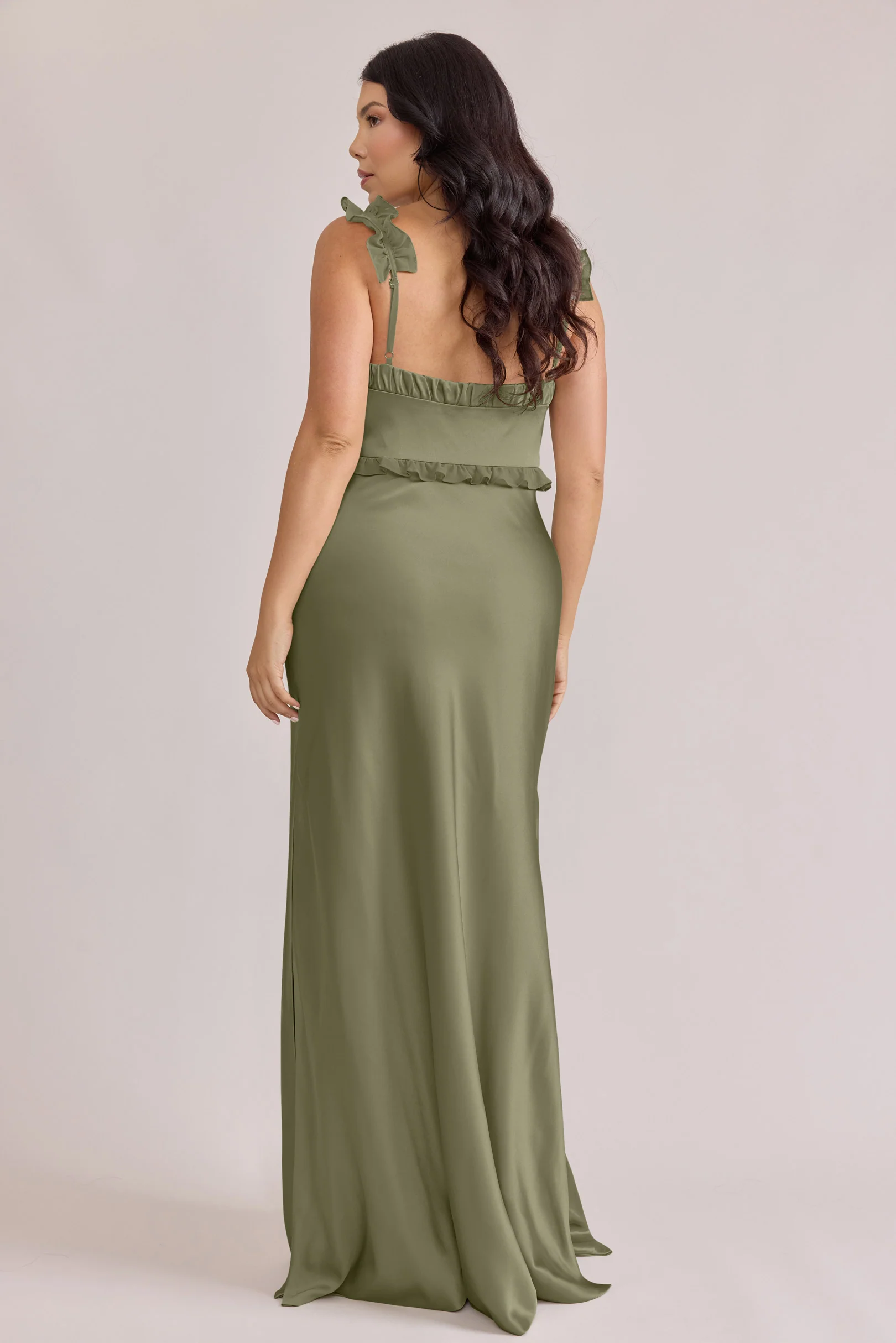 Romy Satin + Chiffon Dress | Made To Order - Image 29