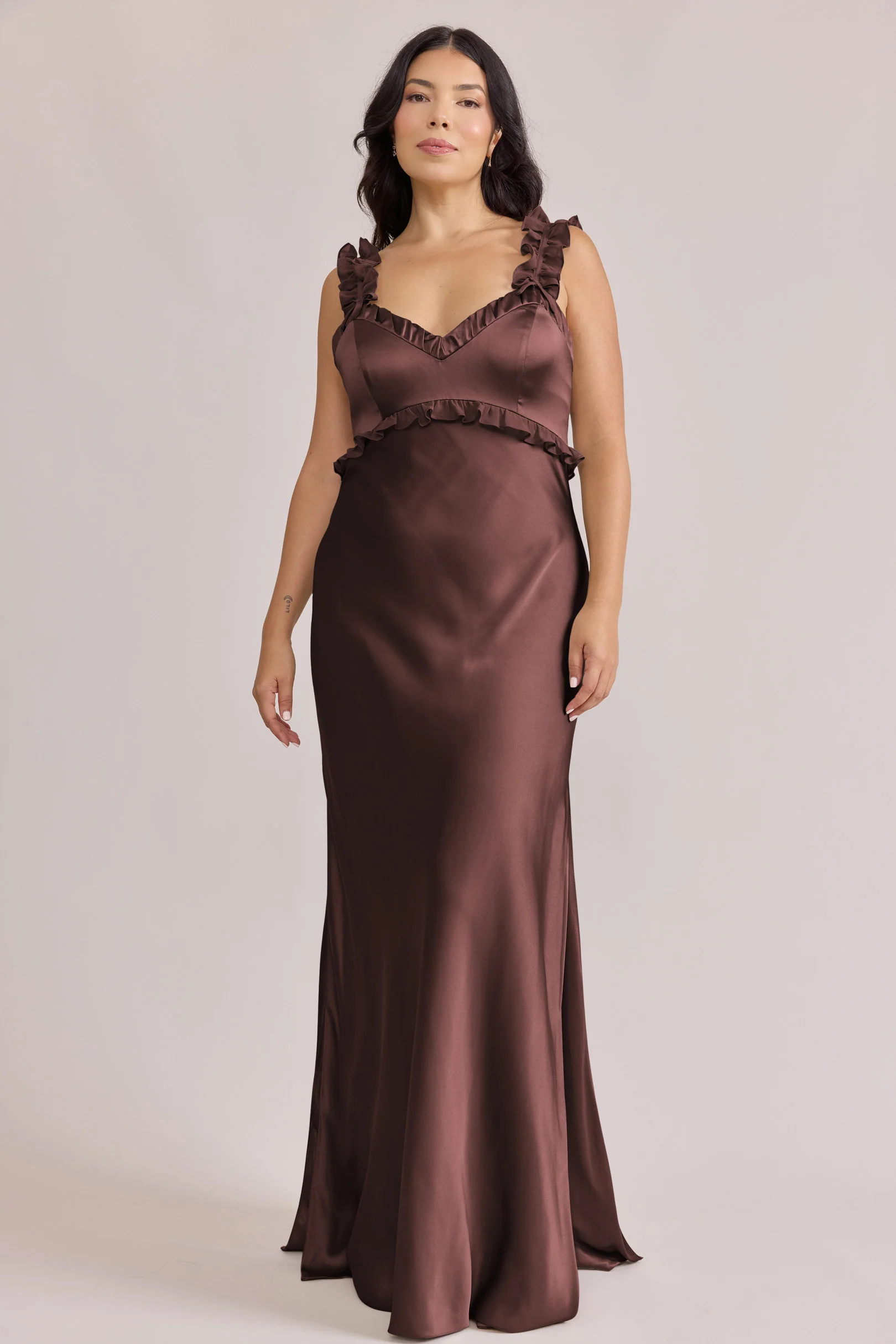 Romy Satin + Chiffon Dress | Made To Order - Image 32