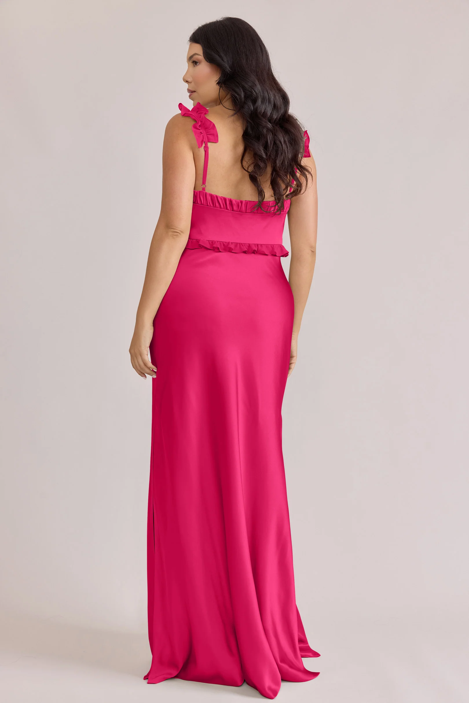 Romy Satin + Chiffon Dress | Made To Order - Image 39